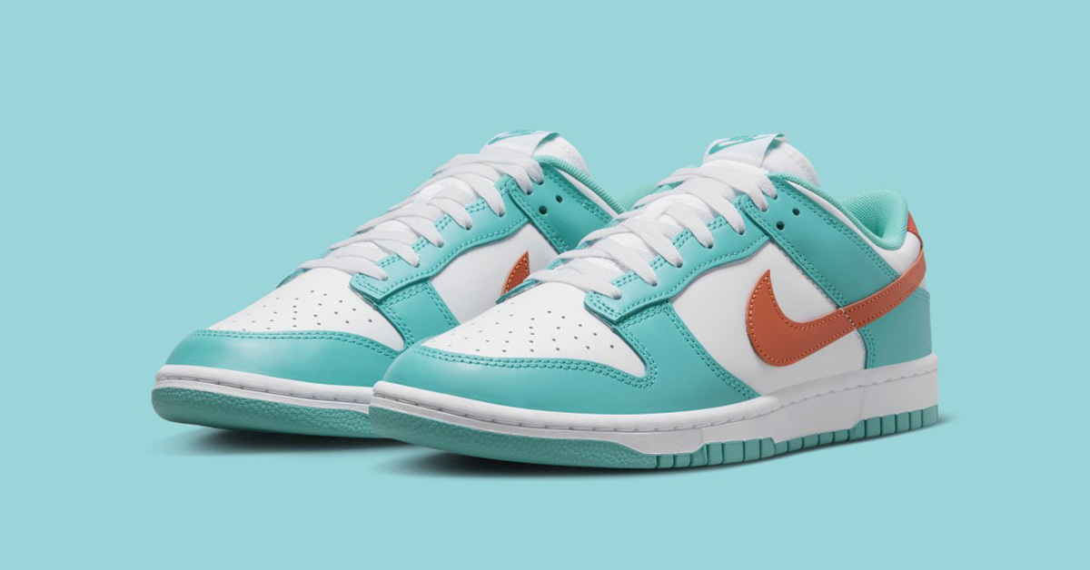 Nike präsentiert den NFL-inspirierten Dunk Low „Miami Dolphins“